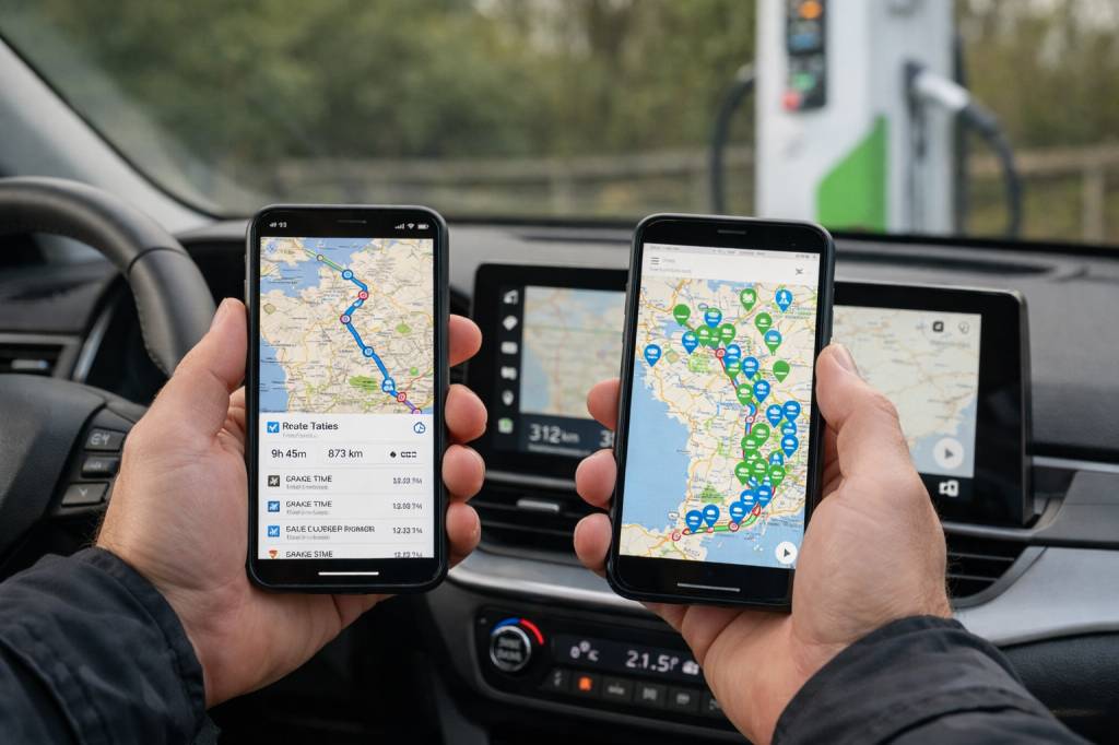 Abrp ou chargemap : quelle application pour planifier vos longs trajets en voiture électrique en 202